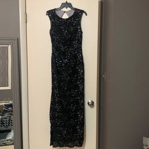 Women’s lace overlay gown